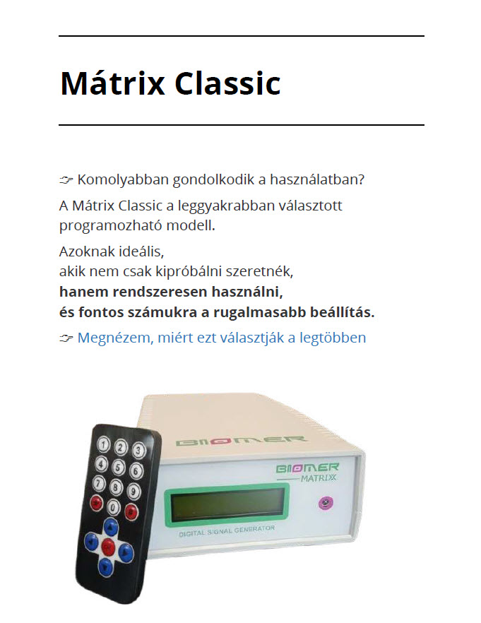 Matrix Classic 1